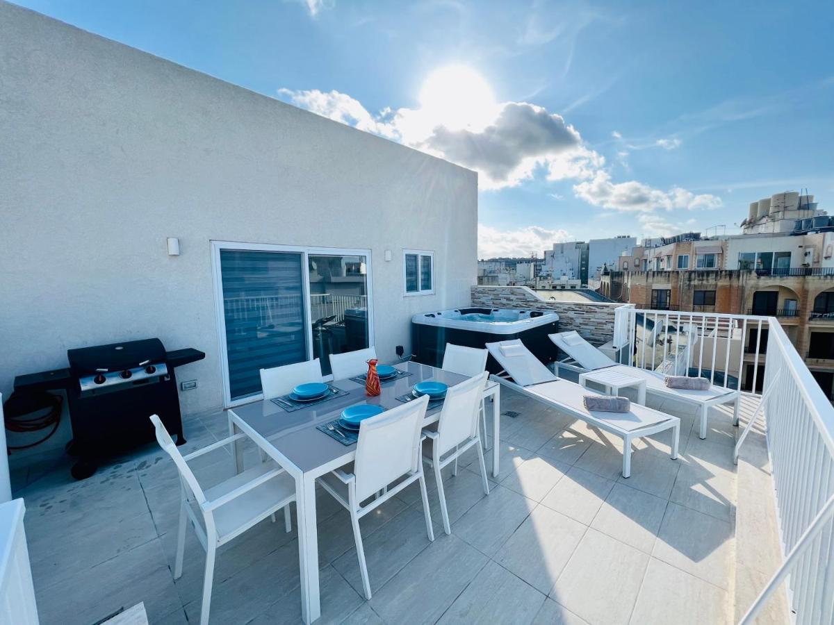 Appartamento Poseidon Court Penthouse Superior St. Paul's Bay Esterno foto
