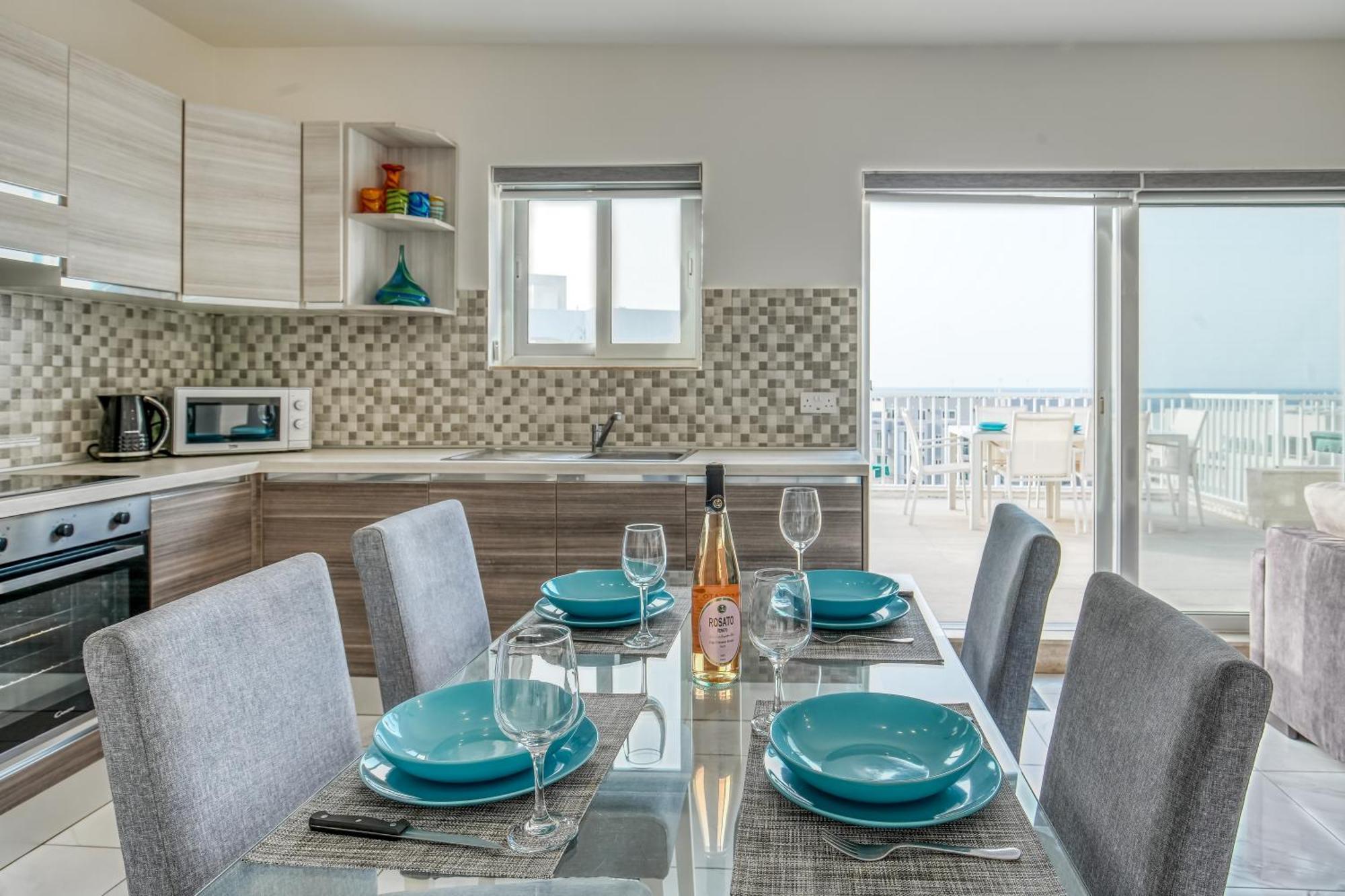 Appartamento Poseidon Court Penthouse Superior St. Paul's Bay Esterno foto